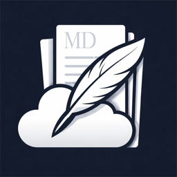 wbt Scribe — ikona aplikacji edytora Markdown dla macOS